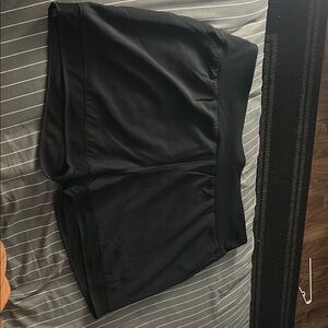 Women's Black Athletic Shorts
